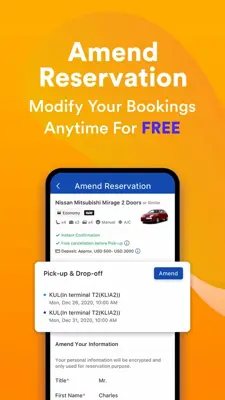 QEEQ Car Rental - Easy Rent A Car android App screenshot 2